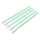 100Pcs Polyester Swab Sticks Microfiber Cleaning Head Swab For Solvent Printer Optical Equipment