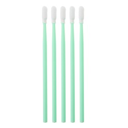 100Pcs Polyester Swab Sticks Microfiber Cleaning Head Swab For Solvent Printer Optical Equipment 100Pcs Polyester Swab Sticks Microfiber Cleaning Head Swab For Solvent Printer Optical Equipment