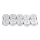 10Pcs/Set 50g Metal Hooked Weight Set Scale Balance Calibration Scale with Case Physics Experiment