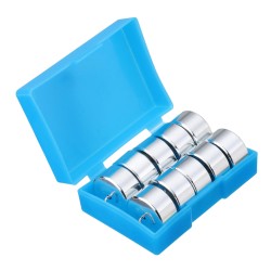 10Pcs/Set 50g Metal Hooked Weight Set Scale Balance Calibration Scale with Case Physics Experiment 10Pcs/Set 50g Metal Hooked Weight Set Scale Balance Calibration Scale with Case Physics Experiment