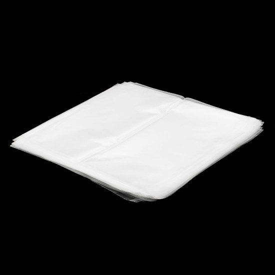 100Pcs/Set Antistatic Clear Outer Plastic Cover Sleeves for 12inch LP LD Vinyl