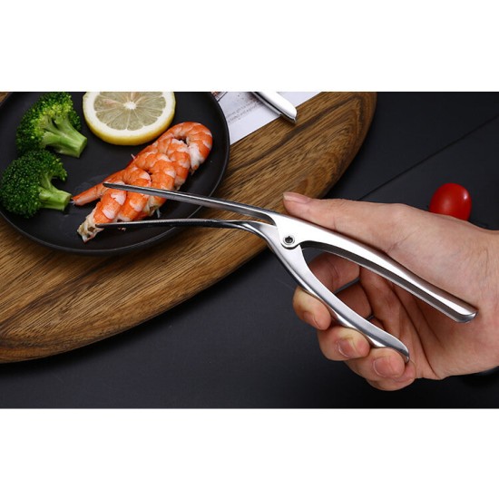 304 Stainless Steel Peeling Shrimp Artifact Practical Peeling Shrimp Pliers Open Shrimp Peeling Skin Shrimp Shrimp Crayfish Kitchen Gadgets Tool