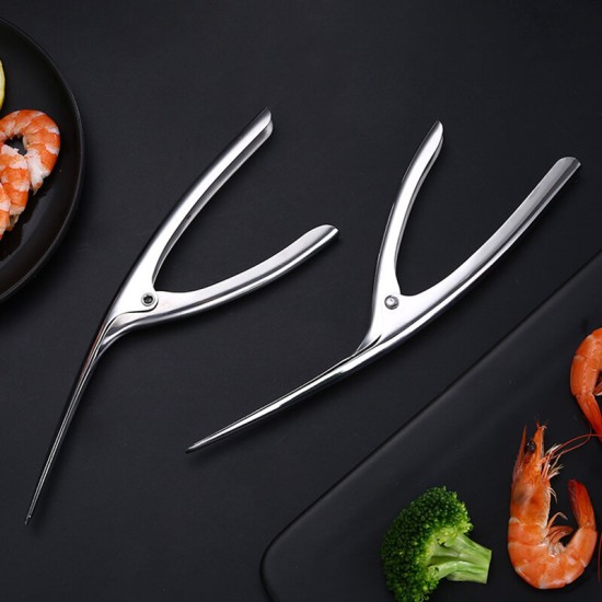 304 Stainless Steel Peeling Shrimp Artifact Practical Peeling Shrimp Pliers Open Shrimp Peeling Skin Shrimp Shrimp Crayfish Kitchen Gadgets Tool