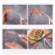 304 Stainless Steel Peeling Shrimp Artifact Practical Peeling Shrimp Pliers Open Shrimp Peeling Skin Shrimp Shrimp Crayfish Kitchen Gadgets Tool