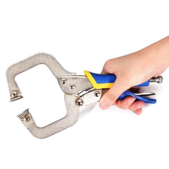 9 Inch C Type Welding Clamp Crimping Pliers Wood Working Clip