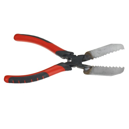 Large Serrated Pliers Black And Red Coloured Pliers