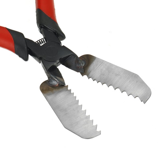 Large Serrated Pliers Black And Red Coloured Pliers