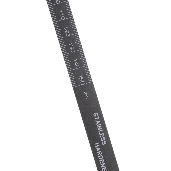 0-100/150/200/300mm Self Adhesive Metric Black Ruler Tape for Digital Caliper Replacement