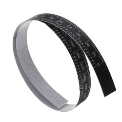 0-100/150/200/300mm Self Adhesive Metric/Inch Ruler Black Tape for Digital Caliper Replacement 0-100/150/200/300mm Self Adhesive Metric/Inch Ruler Black Tape for Digital Caliper Replacement