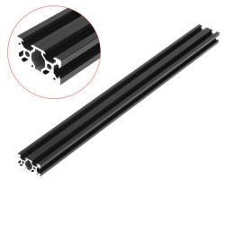 100-1000mm Black 2040 V Aluminum Profile Extrusion Frame for CNC Tool DIY 100-1000mm Black 2040 V Aluminum Profile Extrusion Frame for CNC Tool DIY