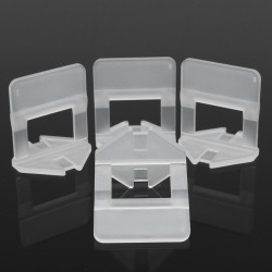 100Pcs 1.5mm White Ceramic Tile Tiling Accessibility Spacer Plastic Clip 100Pcs 1.5mm White Ceramic Tile Tiling Accessibility Spacer Plastic Clip