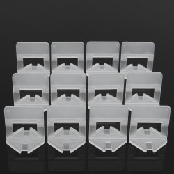 100Pcs 1.5mm White Ceramic Tile Tiling Accessibility Spacer Plastic Clip 100Pcs 1.5mm White Ceramic Tile Tiling Accessibility Spacer Plastic Clip