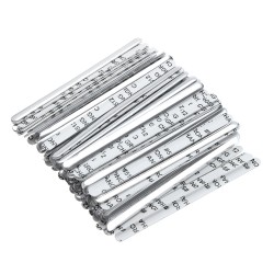 100Pcs Nose Bridge Strip Clip Face Mask DIY Material Self-adhesive Flat Aluminum Tools 100Pcs Nose Bridge Strip Clip Face Mask DIY Material Self-adhesive Flat Aluminum Tools