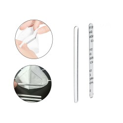 100Pcs Nose Bridge Strip Clip Face Mask DIY Material Self-adhesive Flat Aluminum Tools 100Pcs Nose Bridge Strip Clip Face Mask DIY Material Self-adhesive Flat Aluminum Tools