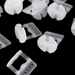 100pcs 1.5mm Tile Leveling System Plastic Spacers Tiling Tool Flooring Clips 100pcs 1.5mm Tile Leveling System Plastic Spacers Tiling Tool Flooring Clips