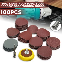 100pcs 25mm 80-5000 Grit Sanding Paper with 1/8 Inch Sanding Pad Sandpaper 100pcs 25mm 80-5000 Grit Sanding Paper with 1/8 Inch Sanding Pad Sandpaper