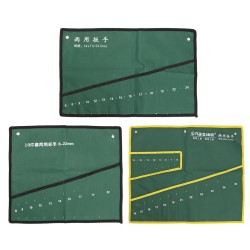 10/14/20 Pocket Canvas Roll Up Tool Storage Bag Spanner Wrench Organizer Pouch 10/14/20 Pocket Canvas Roll Up Tool Storage Bag Spanner Wrench Organizer Pouch