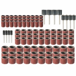 102pcs 120 Grit Sanding Drum Kit With 1/2 3/8 1/4 Inch Sanding Mandrels Fit Dremel Rotary Tools 102pcs 120 Grit Sanding Drum Kit With 1/2 3/8 1/4 Inch Sanding Mandrels Fit Dremel Rotary Tools