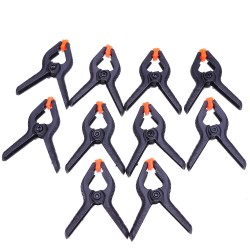 10Pcs 2inch Spring Clamps DIY Woodworking Tools Plastic Nylon Clamp Woodworking Spring Clip Photo Studio Background 10Pcs 2inch Spring Clamps DIY Woodworking Tools Plastic Nylon Clamp Woodworking Spring Clip Photo Studio Background