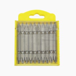 10Pcs 65/110mm PH2 Electric Screwdriver Bits S2 Alloy Steel Magnetic Double-ended Cross Screwdriver Bits for Electric Hand Screwdriver 10Pcs 65/110mm PH2 Electric Screwdriver Bits S2 Alloy Steel Magnetic Double-ended Cross Screwdriver Bits for Electric Hand Screwdriver