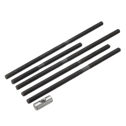 10mm 177/219/230/259/270mm Lead Screw with Iron Cylindrical Cross Hole Nut 10mm 177/219/230/259/270mm Lead Screw with Iron Cylindrical Cross Hole Nut