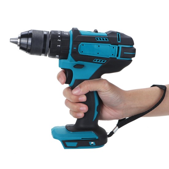 10mm Chuck Impact Drill 350N.m Cordless Electric Drill For Makita 18V Battery 4000RPM LED Light Power Drills