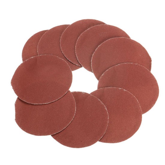 10pcs 2 Inch Sanding Discs 80-1000 Grit Sander Discs Set 50mm Sanding Polishing Pads