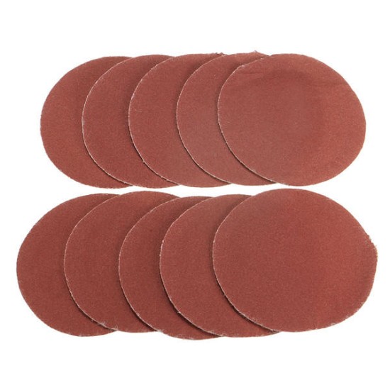 10pcs 2 Inch Sanding Discs 80-1000 Grit Sander Discs Set 50mm Sanding Polishing Pads