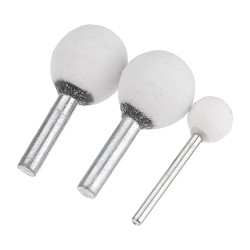 10pcs 3x12/6x22/6x25mm Abrasive Mounted Grinding Stone Spherical Head Wheel Abrasive Tools for Rotary Tool 10pcs 3x12/6x22/6x25mm Abrasive Mounted Grinding Stone Spherical Head Wheel Abrasive Tools for Rotary Tool