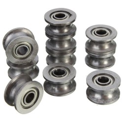 10pcs 624ZZ 4x13x7mm HCS U Groove Sealed Ball Bearings Guide Pulley Ball Bearing 10pcs 624ZZ 4x13x7mm HCS U Groove Sealed Ball Bearings Guide Pulley Ball Bearing