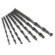 10pcs HSS Straight Shank Worm Spiral Twist Drill Bits from 1-10MM