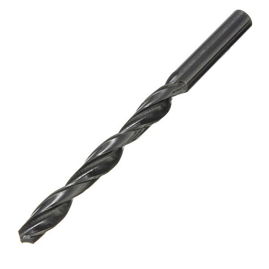 10pcs HSS Straight Shank Worm Spiral Twist Drill Bits from 1-10MM