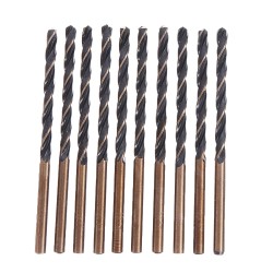 10pcs High Speed Steel Titaniium Coated Drill Bit Set Hexx Shank Φ 3.0- Φ 4.5 10pcs High Speed Steel Titaniium Coated Drill Bit Set Hexx Shank Φ 3.0- Φ 4.5