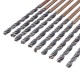 10pcs High Speed Steel Titaniium Coated Drill Bit Set Hexx Shank Φ 3.0- Φ 4.5