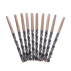 10pcs High Speed Steel Titaniium Coated Drill Bit Set Hexx Shank Φ 3.0- Φ 4.5 10pcs High Speed Steel Titaniium Coated Drill Bit Set Hexx Shank Φ 3.0- Φ 4.5