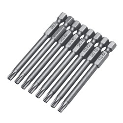 10pcs TT6-TT40 Torx Head Screwdriver Bit 75mm Hex Shank Power Drill Screwdriver Bits Set 10pcs TT6-TT40 Torx Head Screwdriver Bit 75mm Hex Shank Power Drill Screwdriver Bits Set