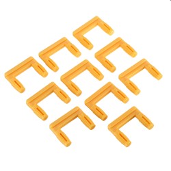 10pcs U-shaped Wood Board Connector Plastic Stealth Right Angle Fixed Cabinet Hinge Buckle Lock Furniture Fastener Hardware 10pcs U-shaped Wood Board Connector Plastic Stealth Right Angle Fixed Cabinet Hinge Buckle Lock Furniture Fastener Hardware