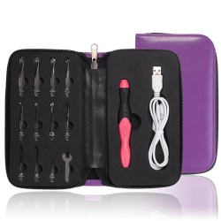 11 In 1 USB LED Light Knitted Crochet Kit DIY Weaving Tool Kits Sweater Sewing Accessories DIY LED Flash Kit 11 In 1 USB LED Light Knitted Crochet Kit DIY Weaving Tool Kits Sweater Sewing Accessories DIY LED Flash Kit