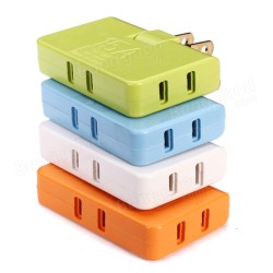 110-250V 180 Degree Rotatable Plug Adapter Travel Power 3 Supply Hub 110-250V 180 Degree Rotatable Plug Adapter Travel Power 3 Supply Hub