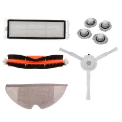 11Pcs Filter Main Side Brush Mop Cloth For Roborock Robot S50 S51 Part 11Pcs Filter Main Side Brush Mop Cloth For Roborock Robot S50 S51 Part