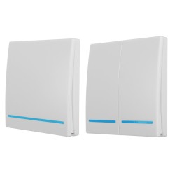 1/2 Gang WiFi Button Switch Home Wall Light Control+ RF Button Remote Smart Life 1/2 Gang WiFi Button Switch Home Wall Light Control+ RF Button Remote Smart Life