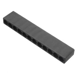 12 Holes Hex Shank Plastic Screwdriver Bit Storage Deck Screwdriver Head Storage Case 12 Holes Hex Shank Plastic Screwdriver Bit Storage Deck Screwdriver Head Storage Case