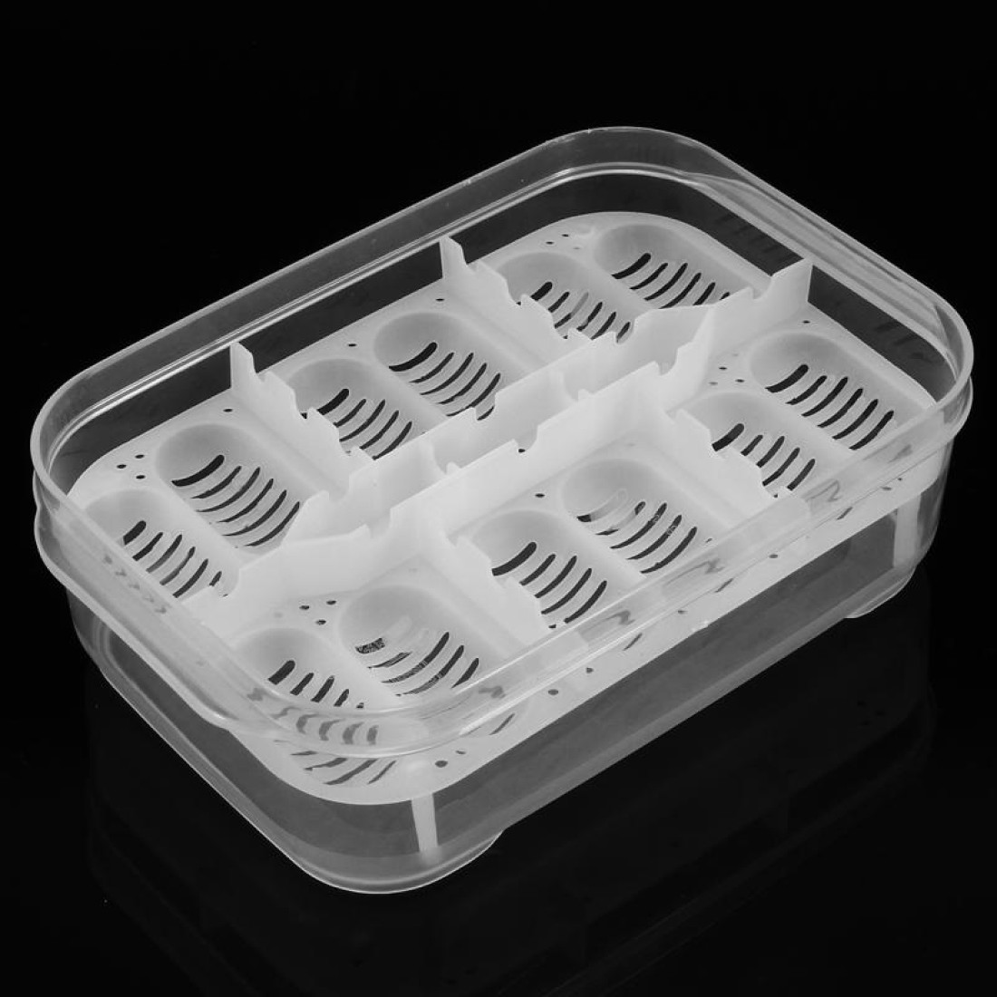 12 Reptiles Eggs Incubator Tray Gecko Snake Bird Amphibians Hatching ...