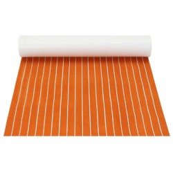 1200x2000x6mm EVA Foam Orange With White Line Teak Sheet Synthetic Boat Decking Floor Pad 1200x2000x6mm EVA Foam Orange With White Line Teak Sheet Synthetic Boat Decking Floor Pad