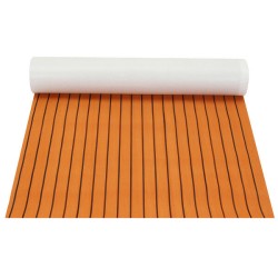 1200x2000x6mm EVA Foam Sheet Orange with Black Line Teak Synthetic Boat Decking Pad 1200x2000x6mm EVA Foam Sheet Orange with Black Line Teak Synthetic Boat Decking Pad