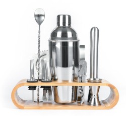 12Pcs 0.75Ltr Stainless Steel Ice Mixer Set Cocktail Shaker Mixer Maker Bar Drink Tools 12Pcs 0.75Ltr Stainless Steel Ice Mixer Set Cocktail Shaker Mixer Maker Bar Drink Tools