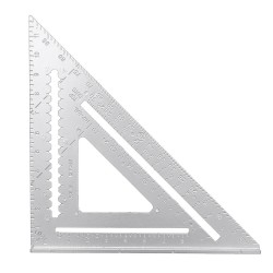 12inch Aluminum Alloy Right Angle Triangle Ruler Protractor Framing Measuring Tools 12inch Aluminum Alloy Right Angle Triangle Ruler Protractor Framing Measuring Tools