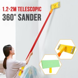 1.2m Adjustable Telescopic Handle Mop Retractable Pole Stick Cleaning Brush Sander Head Bracket Washing Baseboard Cleaning 1.2m Adjustable Telescopic Handle Mop Retractable Pole Stick Cleaning Brush Sander Head Bracket Washing Baseboard Cleaning