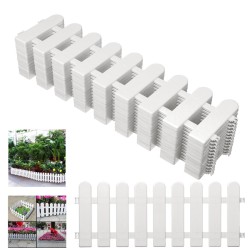 12pcs Flexible Garden Lawn Grass Edging Picket Border Panel Plastic Wall Fence Board 12pcs Flexible Garden Lawn Grass Edging Picket Border Panel Plastic Wall Fence Board