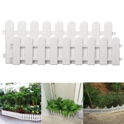 12pcs Flexible Garden Lawn Grass Edging Picket Border Panel Plastic Wall Fence Board 12pcs Flexible Garden Lawn Grass Edging Picket Border Panel Plastic Wall Fence Board